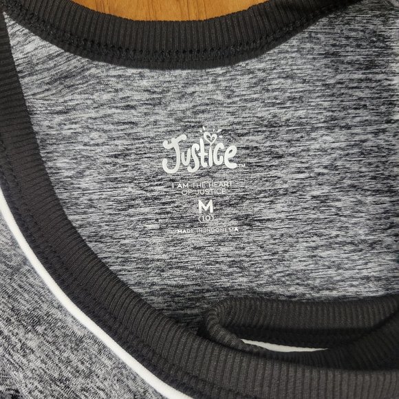 Justice Girls J-Sport Essential Active Tank Top & Matching Scrunchie NWT - Picture 5 of 5